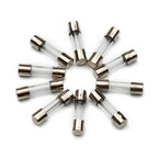100Pcs  Fast-blow Glass Tube Fuses 5*20 Household Fuses Car Glass Tube Fuses Assorted Kit 5X20 with Box Fusiveis 0.1A-30A