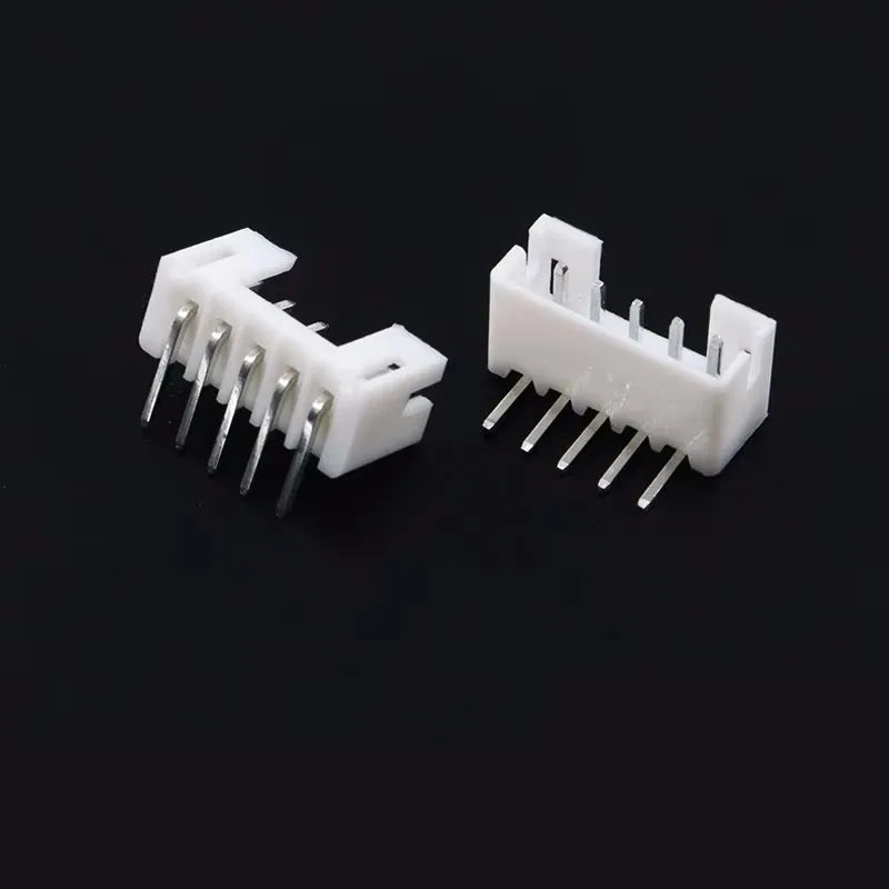 100PCS JST PH 2.0 2P 3P 4P 5P 6P 7P 8P 9P 10P 11P 12 Pin Header PH2.0 2mm Connectors Leads PH-AW PH-Y Curved Pins Male Shell