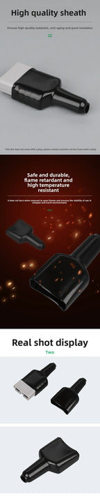 Suitable for Anderson 50A Plug Connector Black Sheath