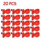 5-50Pcs Chicken Duck Drinking Cup Automatic Drinker Chicken Feeder Plastic Poultry Farm Water Drinking Cups Easy Installation