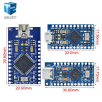 Pro Micro ATmega32U4 5V 16MHz Replace ATmega328 For Arduino  Pro Mini With 2 Row Pin Header For Leonardo Mini Usb Interface