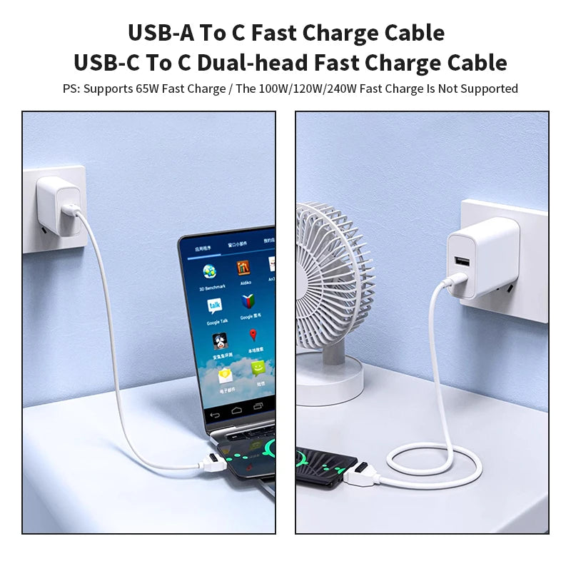 USB Solderless Plug 4Pin 5Pin Connector 66W Super Fast Charging Cable Type C Solderless Small Plug USB C Data Cable Connector