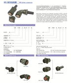 Original new 100% MS3106A14S aviation plug 14S-2-5-6-7-9-3 aviation socket connector MS3102A