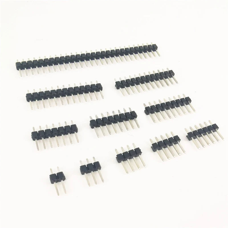 100Pcs 2.54mm 1P/2P/3P/4P/5P/6P~12P Dupont Housing Plastic Shell 1~12 Pin Dupont Connector Dupont Jumper Wire Cable Pin Header