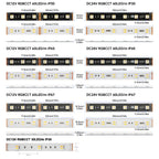 5m 12V 24V 5050 RGBCCT 5 in 1 LED Lights RGB WW CW 2700 - 6500K Strip Light RGBW RGBWW RGBCW 6pin Ribbon 30 60 LEDs/m IP30 65 67