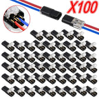 20/30/50/100 D2 Quick Wire Connector Solderless Push-in Terminal Block Electrical Cable Splice Connector for Home DIY Automotive