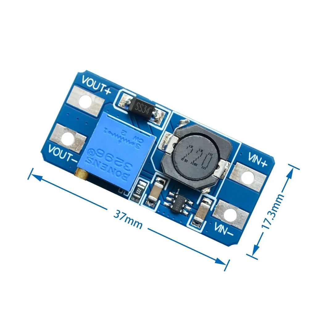 1/5/10PCS MT3608 Boost Module DC-DC Step Up Converter Booster Power Supply Module Board 2A Max 2V-24V To 5/9/12/28V for Arduino