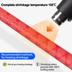 1pcs Anti-Slip Heat Shrink Tube 15mm ~ 60mm Handle Grip Repair Tool Protective Tubing Non Slip Insulation Sleeve for Fishing Rod