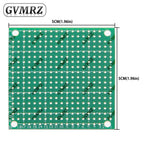 Single Sided Green PCB Prototype Board Universal Through Hole Perfboard for DIY Electronic Projects