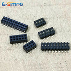 20pcs 1.27mm Low Short Profile Double Row SMD PH1.0mm Male, Female Header PH2.0 2x4/5/6/7/8/10/12/32/50P Thin PCB Pin Header