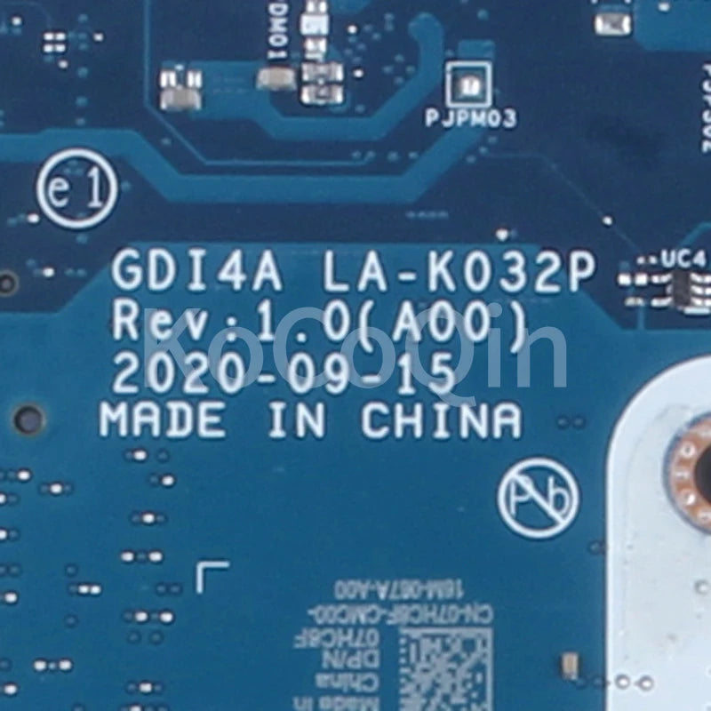 NEW For DELL Vostro 3400 3500 Inspiron 3501 Notebook Mainboard LA-K032P 07HC6F 06PGNJ I3 I5 I7-11TH CPU Laptop Motherboard Test