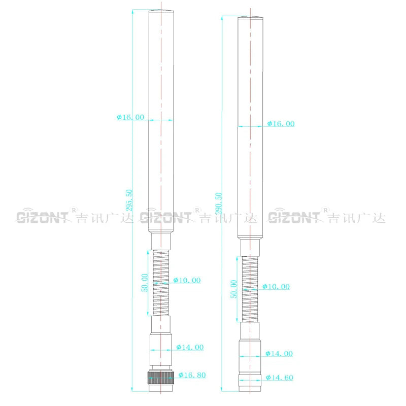 outdoor waterproof antenna NB/GSM/1.2G/1.3G/1.5G/1.8G/2.4G LTE/2.4/5.8G high-gain flexible antenna N-J male Gooseneck antenna