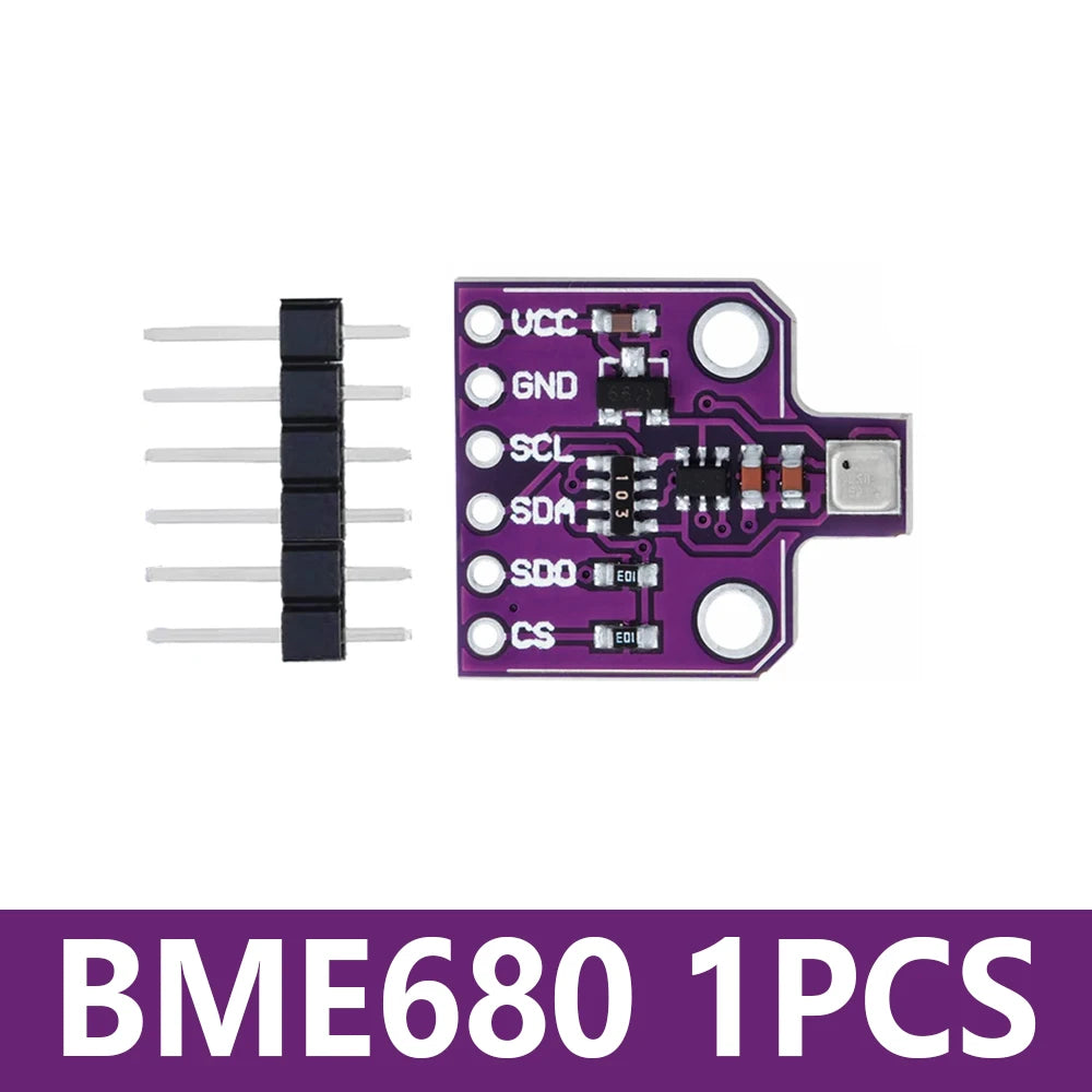 1~4PCS EGBO BME690 BME680 Digital Temperature Humidity Pressure Sensor CJMCU-680 High Altitude Sensor Module Development Board