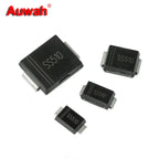 20pcs/lot 5A 100V Chip Schottky Diode SS510 SS510F SS510B SS510C SMA SMAF SMB SMC DO-241AA DO-214AC DO-214AB New original