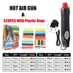 220V DIY Heat Gun Electric Power Tool Hot Air Gun 300W Temperature Gun With Supporting Seat Shrink Plastic DIY Craft Tool