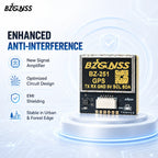 BZGNSS BZ-251 FPV GPS Module with QMC5883 Compass BN-880 Alternative 5V 115200 10Hz 72CH NMEA UBX for F405 F722 Fixed Wing Drone