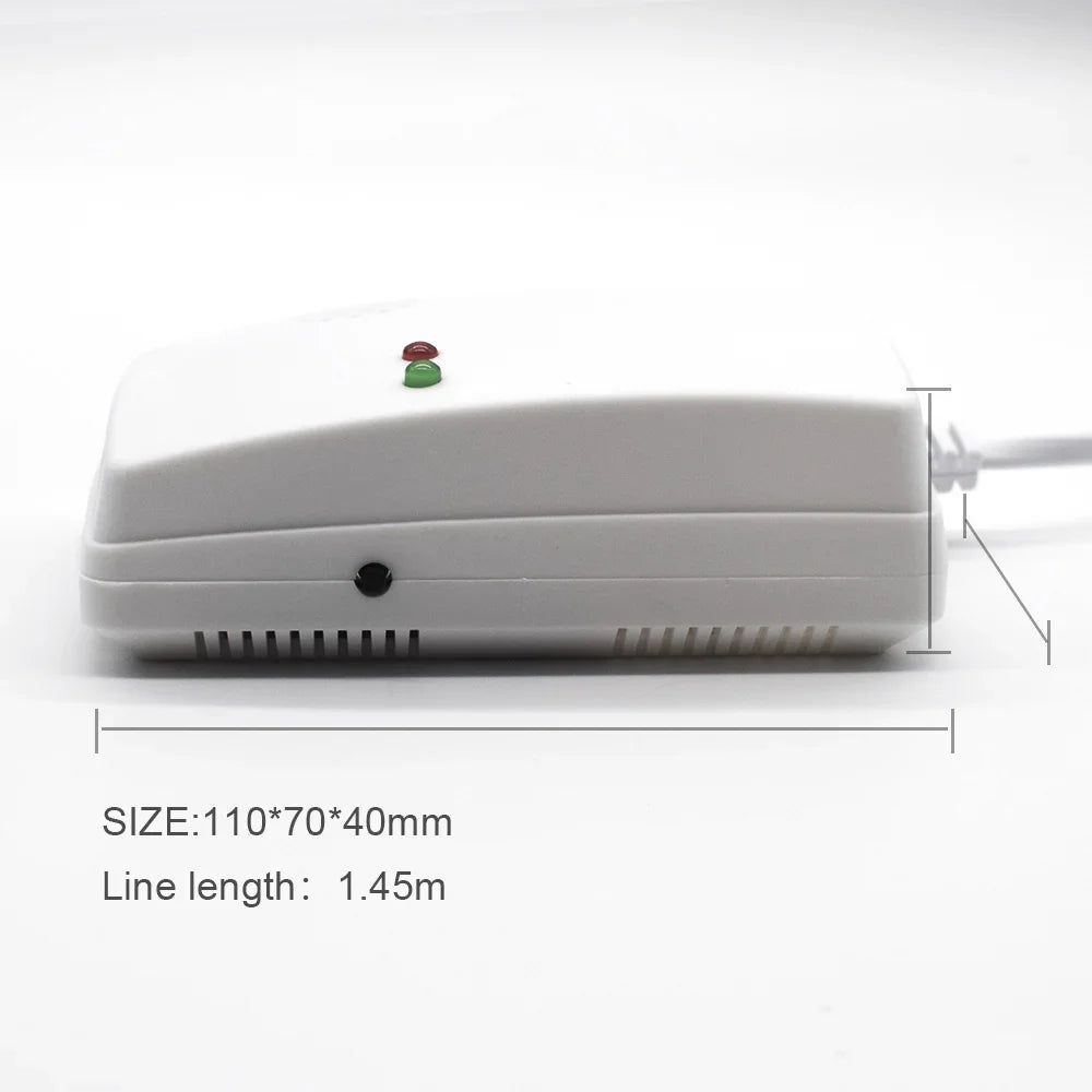 Portable Wall Mounted Independent Gas Detector Alarm Gas Leak Detector Tester Propane Methane Safe Natural Gas Alarm Sensor
