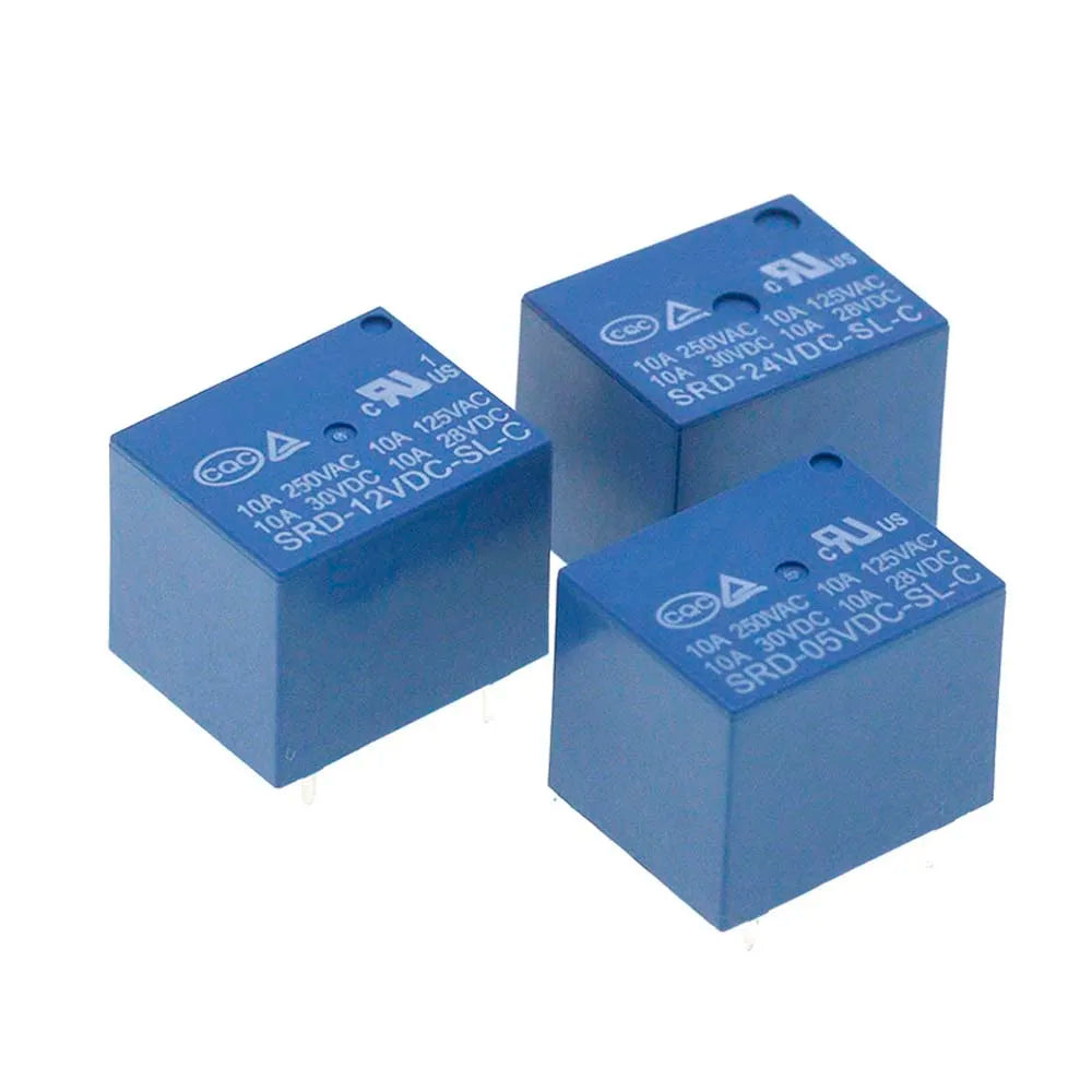 Functional 5Pins 10A SRD-06VDC-SL-C SRD-12VDC-SL-C SRD-05VDC-SL-C SRD-03VDC-SL-C Relay Module Power Relays Smart Electronic