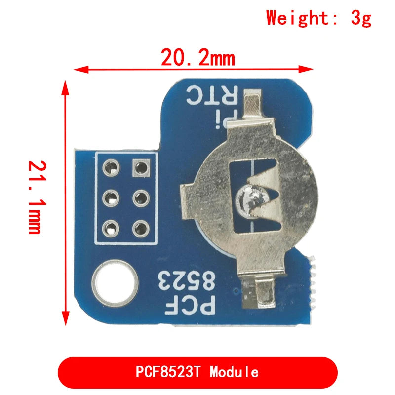 1PCS PCF8563 DS3231 PCF8523 AT24C32 DS1302 DS2121SN  IIC Precision RTC Real Time Clock Memory Module For Arduino new original