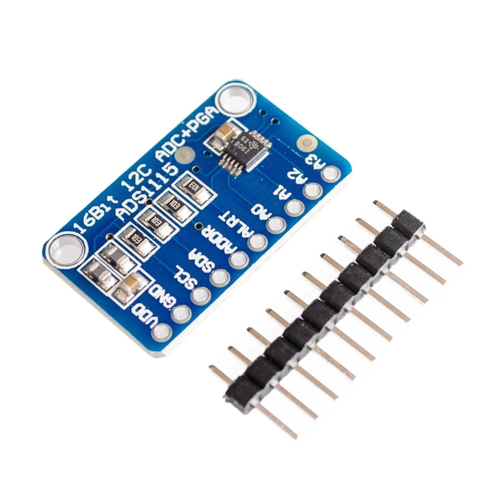 16 Bit I2C ADS1115 ADS1015 Module ADC 4 channel with Pro Gain Amplifier 2.0V to 5.5V for Arduino RPi