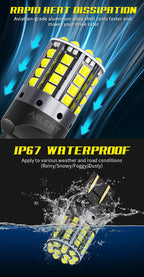 2pcs Car LED Lights BA15S P21W 1156 BAU15S PY21W 1157 BAY15D 44*3030SMD Canbus Front Tail Turn Signal Lamps 7440 7443 W21/5W 12V
