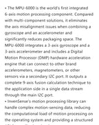 GY‑521 MPU‑6050 Three‑Axis Accelerometer Gyroscope Sensor Module 6DOF 3‑Axis Acceleration Gyro Sensor for Arduino