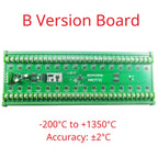 32 Channel K-type Thermocouple Module Modbus RTU RS485 MAX6675 MAX31855 DC7-25V DIN Rail Temp Acquisition Industrial Monitor