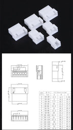 10sets XH2.54 2.54mm Wire Cable Connector XH Plug Male & Female JST Aerial Docking for Battery Charging Cable DIY