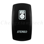 Marine 12V 24V White Led On Off Rocker Switch 5Pin SPST Momentary Switch DPDT ON OFF ON 3-Way for Car Boat Carling 4X4 Narva