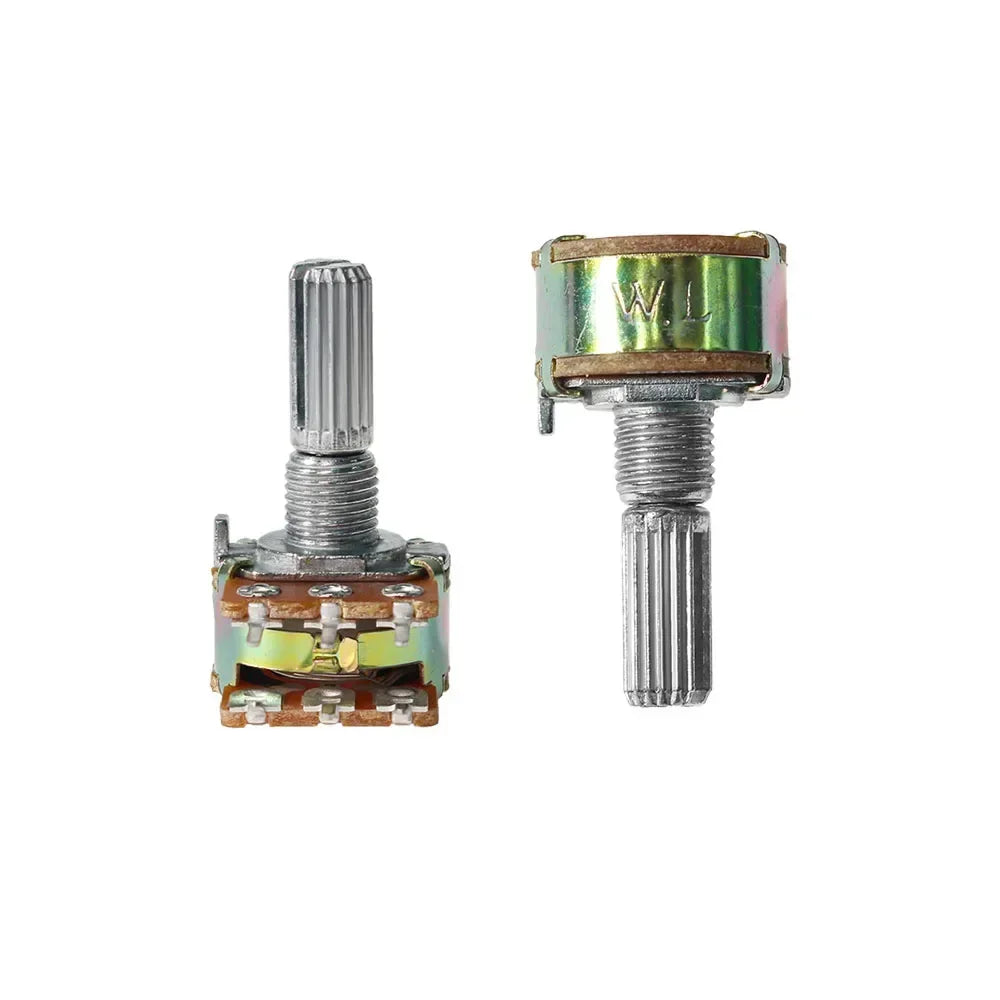WH148 20MM 6Pin Potentiometer with Nuts and Washers Kit 1K 2K 5K 10K 20K 50K 100K 250K 1M Variable Rotary Carbon Film Resistor