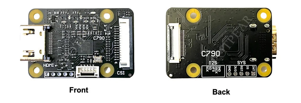 Raspberry Pi Camera Adapter HDMI to CSI-2 Board C790 HDMI IN 1080p25fp for Pi5 / ZERO / 3B/ 3 B+/4B/CM3/CM4 Support Audio