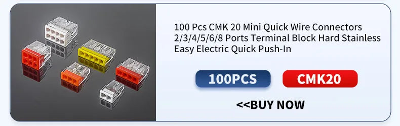 5Pcs Quick Lever Splicing Wire Connectors 2/3/4 Pins CMK642  Compact Plugable Male Female Terminals Universal Blocks