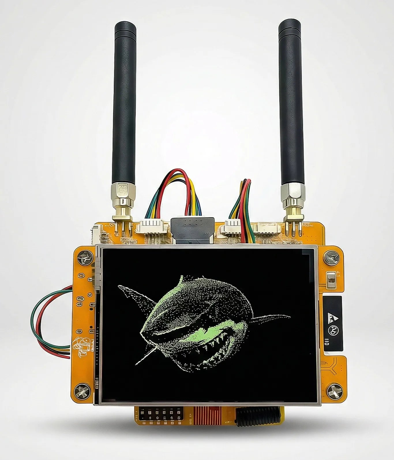 The NM-RF-Hat Companion Hat Multi-Band RF for CYD Bruce ESP32-2432S028 TX/RX 433M nRF24 PN532 CC1101 IR  OOK Power Mgmt TF Slot