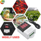 AC 110V 220V DTC2201 DTC1201 Temperature Controller Thermostat DS18B20 NTC Sensor APP Control For Smart Home