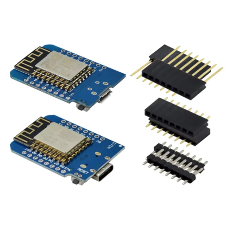 WeMos D1 Mini V4.0.0 TYPE-C Micro ESP8266 ESP-12F CH340G V2 Module NodeMcu Lua WiFi Development Board 3.3V With Pin For Arduino