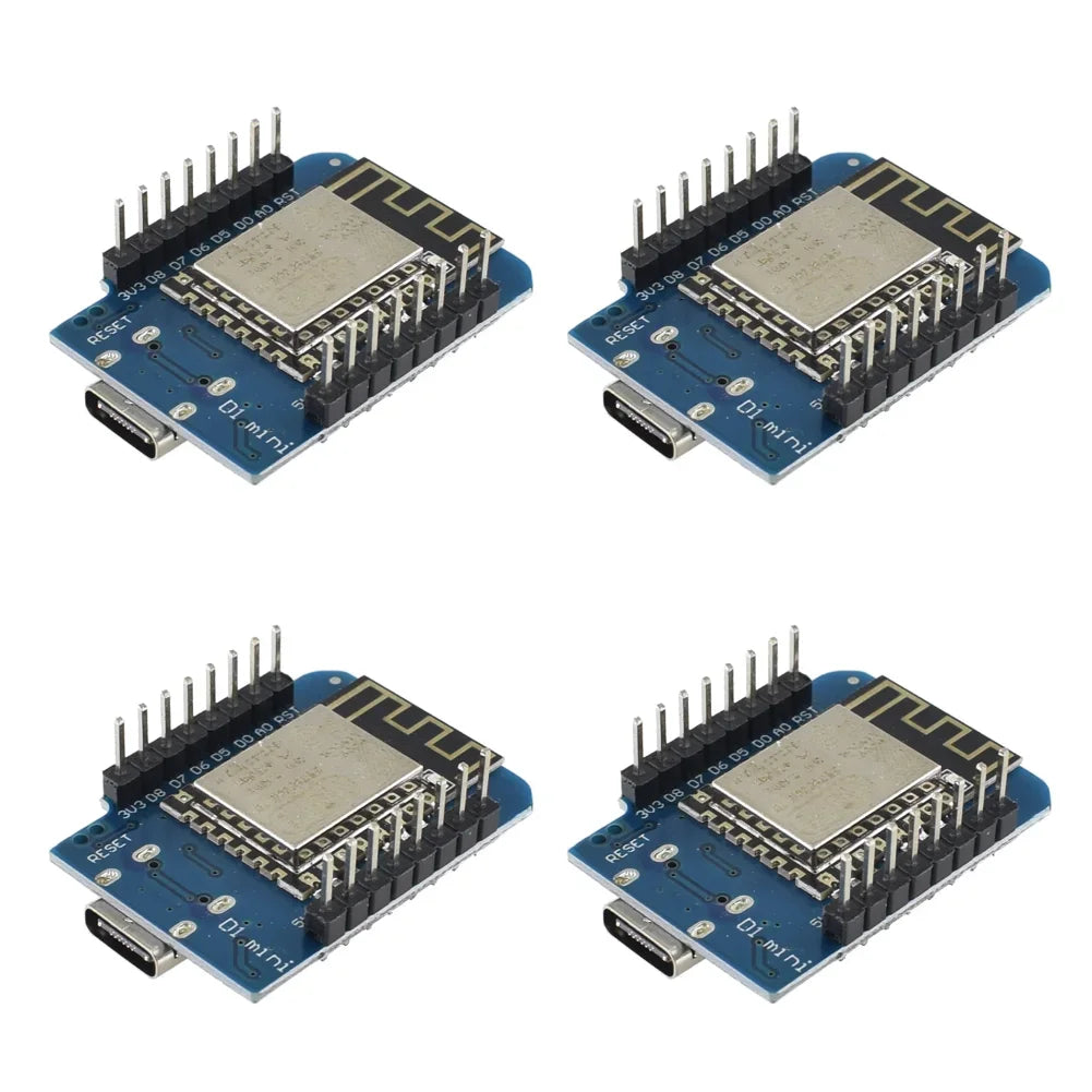 1-10PCS ESP8266 ESP-12F D1 Mini WIFI Development Board CH340 Type-C NodeMcu Lua WIFI Development Board Module For Arduino