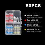 Solder Seal Wire Connectors Boxed Connectors Kit Heat Shrink Sealed Insulated Butt Splice Terminal Waterproof Shrinkable Sleeve