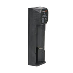 POWERKAN K1 1 Slot Smart Charger, Type-C Fast Charger for 18650 21700 26650 Li-ion Batteries