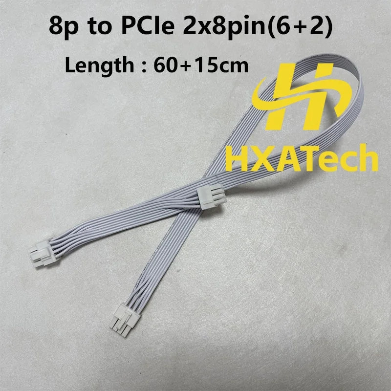 White High Quality PCIe 8p 6+2P CPU 8P(4+4) SATA Molex Modular Power Cable for Thermalright TR-TG1200w TG1000 TGTG850 TG750w