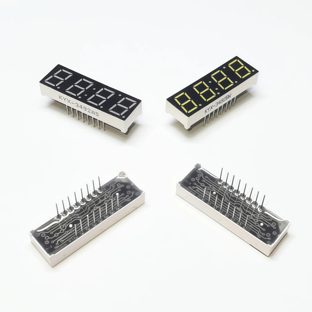 10PCS 0.39-inch 4-digit clock digital tube 40.2X12.8mm digital display "8" height 10mm seven-segment digital tube 3492series3942