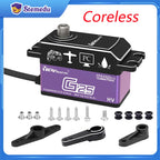 25KG Digital Servo 7.4V 180/270 Degree High Torque Coreless Motor RC Servos Rock Climbing Car Model Robot DIY Industrial Servo