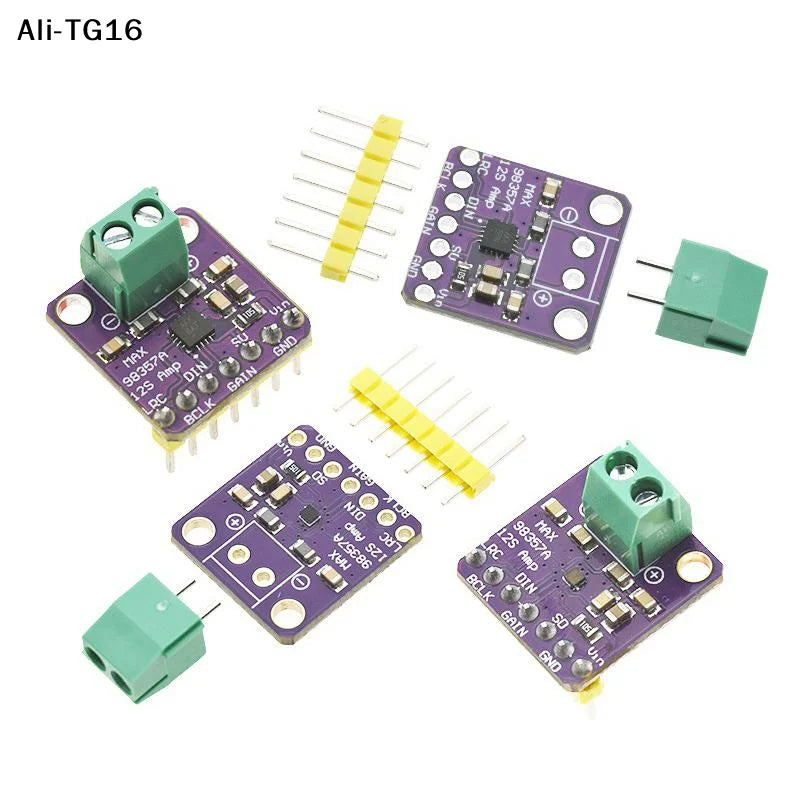 【TG16】1 Set 3006 I2S 3W Class D Amplifier Without Filtering DIY Power Amplifier Board MAX98357A Audio Amplifier Module