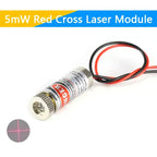650nm 5mW Red Point / Line / Cross Laser Module Head Glass Lens Focusable Focus Adjustable Laser Diode Head Industrial Class