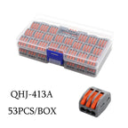 Mini Wire Electrical Connector Boxed 222 LED Strip Lighting Quick Connectors Universal Compact Conductor Push-in Terminal Blocks