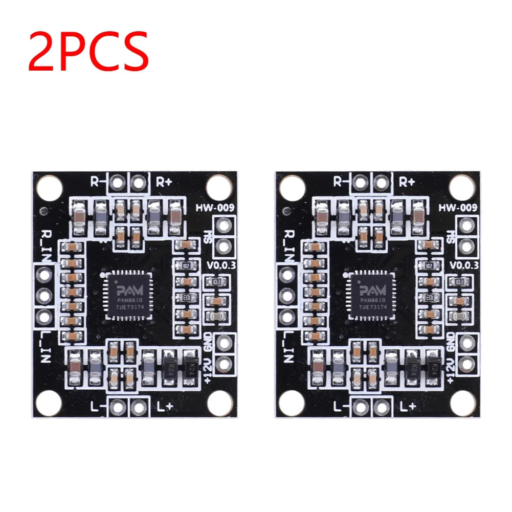 PAM8610 Digital Audio Amplifier Board 2x15W Voice Sound Amplifier Module Class D Dual Channels Stereo Mini Power Amplifier Board