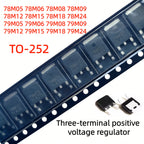 20/50pcs New Original 78M05 78M06 78M08 78M09 78M12 78M15 78M18 78M24 79M05 79M08 79M12 79M15 LM317 TO-252-3 Voltage Regulator