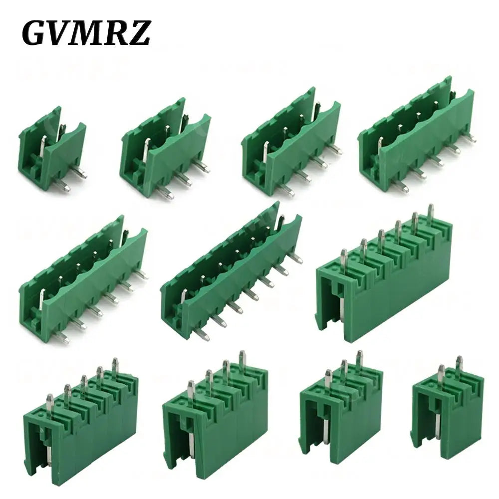 5PCS KF2EDG 5.08mm Opening PCB Plug-in Terminal Block 2 3 4 5 6 7 8 9 10 12 PIN Male Header Wire Connector 2EDG Plug-in