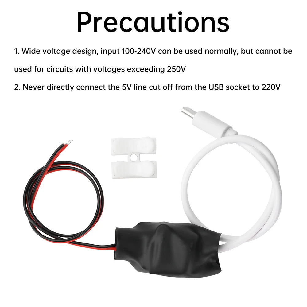 1A 5W Transformer Wireless Camera Dedicated USB Voltage Regulator Power Supply Module DC Step-down Converter AC 220V To DC 5V