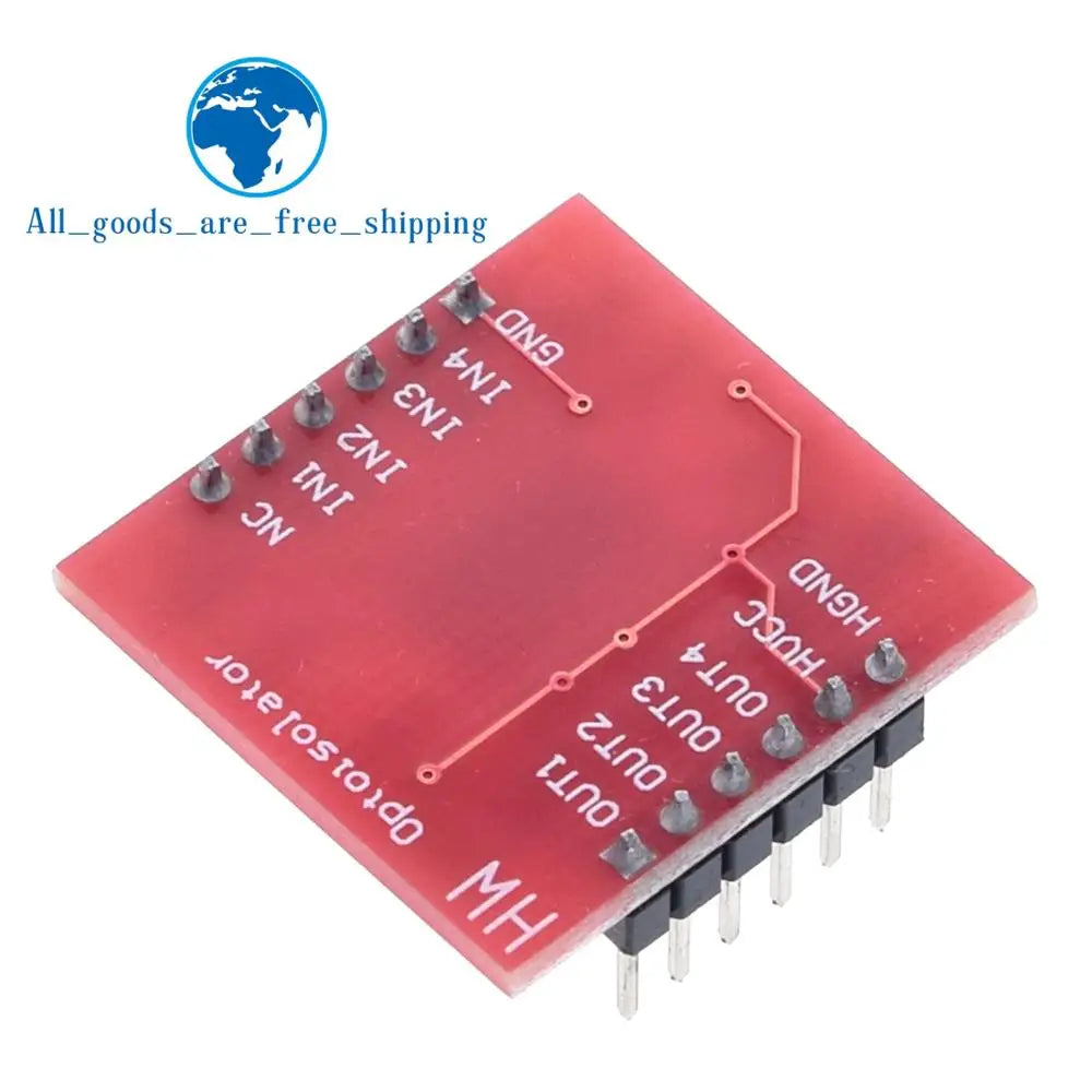 1/3PCS TLP281 4 CH 4-Channel Opto-isolator IC Module For Arduino Expansion Board High And Low Level Optocoupler Isolation