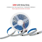 24V WS2811 Running Water Flowing Led Strip Light 2835 10M 15M 20M Horse Race Tape Lamp with SP636E BanlanX App 2.4G Controller